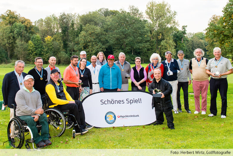 Großes Golf bei den 4. HVB Internationalen Bayerischen Meisterschaften der Golfer mit Behinderung
